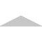 Ekena Millwork Peaked Cap 4 Spoke Architectural Grade PVC Pediment, 80"W x 21"H x 2"P (Pitch 6/12) PEDPS080X210PKC04 - alternate 4
